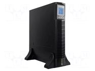 Power supply: UPS; 900W; 1kVA; 207÷247V; 440x86.5x430mm; 9Ah; 4h GREEN CELL