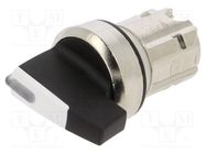 Switch: rotary; 22mm; Stabl.pos: 1; white; depending on the holder SIEMENS