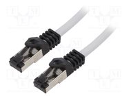 Patch cord; S/FTP; Cat 8.1; stranded; Cu; LSZH; grey; 20m; 26AWG LOGILINK