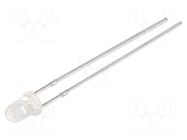 LED; yellow; 3mm; 5000÷8500mcd; 30°; 1.8÷2.6VDC; No.of term: 2; 60mW BRIGHTEK (EUROPE)