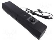 Speaker; black; Jack 3,5mm; 2402MHz÷2.48GHz; 10m; 82dB; 3W LOGILINK
