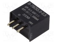 Converter: DC/DC; Uin: 6.5÷40V; Uout: 5VDC; Iout: 500mA; SIP3; THT RECOM