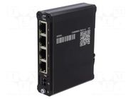 Switch Ethernet; unmanaged; Number of ports: 4; 7÷57VDC; RJ45; TSW TELTONIKA