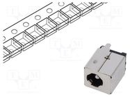 Connector: DC supply; socket; male; 6.6/2.5mm; on PCBs; THT; 7A GCT