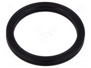 X-ring washer; NBR caoutchouc; Thk: 1.78mm; Øint: 14mm; -40÷100°C ORING USZCZELNIENIA TECHNICZNE