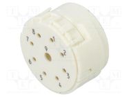 Connector: M23; contact insert; PIN: 9(1+8); male; crimped; 200V HARTING