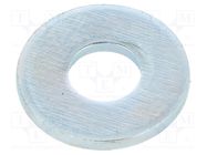 Washer; round; M6; D=16mm; h=1.6mm; steel; Plating: zinc; BN 737 BOSSARD