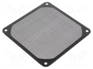 Filter; Ø120mm; aluminium; 1pcs; black; Mounting: screw; Kit: filter Akasa