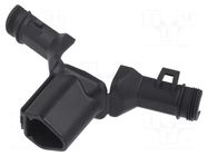 Cable holder; male; PIN: 3; straight; DT DEUTSCH