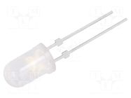 LED; blue; 5mm; 4200÷5800mcd; 30°; Front: convex; 2.9÷3.4VDC; 102mW OPTOSUPPLY
