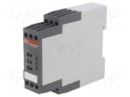 Timer; 0,05s÷300h; SPDT x2; 380÷400VAC; for DIN rail mounting ABB