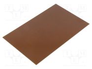 Laminate; FR4,epoxy resin; 1mm; L: 160mm; W: 100mm BUNGARD