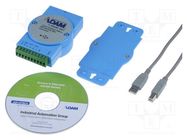 Converter; USB / RS232/RS422/RS485; Number of ports: 2; 10÷30VDC ADVANTECH