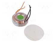 Transformer: toroidal; 80VA; 230VAC; 24V; 3.33A; Leads: cables; IP00 BREVE TUFVASSONS