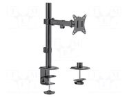 Monitor holder; 9kg; 17÷32"; Arm len: 200mm; for one monitor LOGILINK