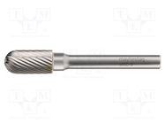 Rotary burr; Ø: 3mm; L: 38mm; metal; Working part len: 14mm; rod 3mm ALPEN-MAYKESTAG