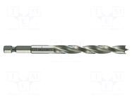 Drill bit; for wood; Ø: 4mm; L: 88mm; high speed steel; 1/4" ALPEN-MAYKESTAG