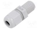 Cable gland; without nut,with long thread; M12; 1.5; IP68 TE Connectivity