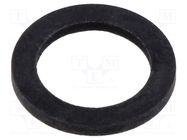 Gasket; CR rubber; Thk: 1.5mm; Øint: 11.8mm; PG7; black; Entrelec TE Connectivity