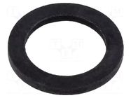 Gasket; CR caoutchouc; Thk: 1.5mm; Øint: 11.8mm; PG7; black TE Connectivity