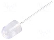 CRLED; yellow; 8mm; 7000mcd; 30°; Front: convex; 20VDC; No.of term: 2 OPTOSUPPLY