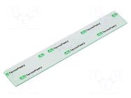 Tape: heat transfer; W: 20mm; L: 130mm; Thk: 2mm; 2.4W/mK AG TERMOPASTY
