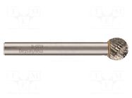 Rotary burr; Ø: 3mm; L: 38mm; metal; Working part len: 2.5mm; 6 ALPEN-MAYKESTAG