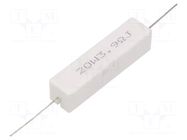 Resistor: wire-wound; cement; THT; 3.9Ω; 20W; ±5%; Ø0.8x35mm SR PASSIVES
