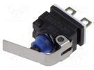 Microswitch SNAP ACTION; 0.01A/13.5VDC; with lever; SPST-NO OMRON Electronic Components