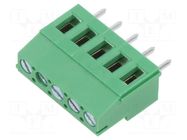 Connector: PCB terminal block; terminal; 16A; 300V; angled 90° ADAM TECH