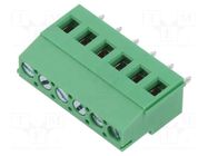 Connector: PCB terminal block; terminal; 16A; 300V; angled 90° ADAM TECH