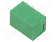 PCB terminal block; angled 90°; 5mm; ways: 4; on PCBs; 24AWG÷12AWG ADAM TECH
