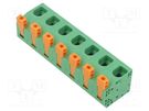 PCB terminal block; angled 90°; 15mm; ways: 7; on PCBs; 18AWG÷4AWG ADAM TECH