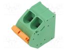 PCB terminal block; angled; 7.5mm; ways: 2; on PCBs; 24AWG÷10AWG ADAM TECH