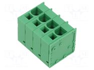 Connector: PCB terminal block; terminal; 66A; 600V; angled 90° ADAM TECH