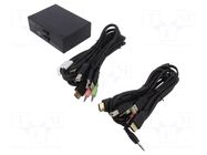Device: KVM switch; black; HDMI 1.4,USB 2.0 DIGITUS