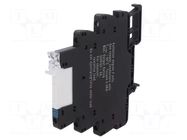 Relay: interface; SPDT; Ucntrl: 24VDC; 6A; for DIN rail mounting WEIDMÜLLER