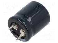 Capacitor: electrolytic; SNAP-IN; 100uF; 400VDC; Ø22x25mm; ±20% SAMWHA