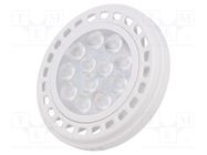 LED lamp; warm white; GU10; 230VAC; 950lm; 12W; 45°; 3000K GTV Poland