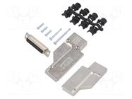 Connector: D-Sub; PIN: 25; plug; female; for cable; angled 90° MH CONNECTORS