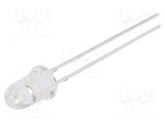 LED; 5mm; yellow; 14400mcd; 8°; Front: convex; 5÷20V; No.of term: 2 OPTOSUPPLY