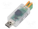 Converter; RS485/USB; 5VDC; Enclos.mat: plastic; Power supply: USB LUMEL
