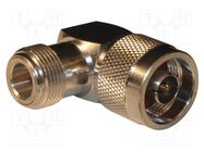 Adapter; N male,N female; Insulation: PTFE; 50Ω; brass; 11GHz AMPHENOL RF