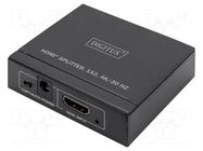 Splitter; HDCP 1.4,HDMI 1.4; Support: 4K,EDID,HDCP,UHD 2160p DIGITUS