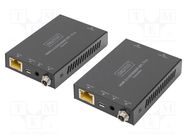 HDMI extender; HDCP 2.2,HDMI 2.0; black; Enclos.mat: metal; 70m DIGITUS