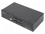 Device: KVM switch; HDMI 1.4,USB 2.0; black DIGITUS