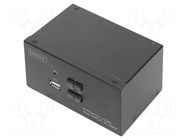 Device: KVM switch; black; HDMI 1.4,USB 2.0 DIGITUS