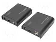 Device: KVM switch; black; extender via cable Ethernet DIGITUS