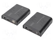 Device: KVM switch; black; HDCP 1.4,HDMI 1.3,USB 2.0; 120m DIGITUS