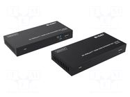 Device: KVM switch; black; HDBaseT™,HDCP 2.2,HDMI 2.0,USB 1.1 DIGITUS